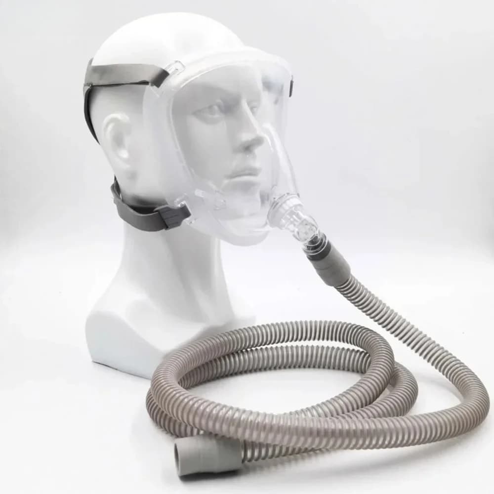 Original CPAP Full Face Mask&Headgear for Most Auto CPAP/BiPAP Machine APAP Mask Improve Comfort Anti Snoring Relief Sleep Apnea