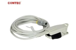 CONTEC Finger Pulse Oximeter 24h Sleep Blood Oxygen Heart Rate Monitor SpO2 PR Alarm With Adult Probe, PC Software CMS60C