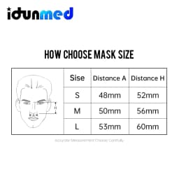BMC CPAP Mask Nasal N5B All Size Cushion With Adjustable Headgear Ventilator Air Respirator Supply For Sleep Apnea Anti Snoring