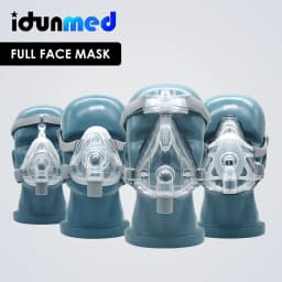 CPAP Full Face Mask With Adjustable Headgear 3 Size Cushions For Medical Air Breathing Machine Sleep Apnea Anti Snoring