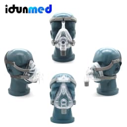 CPAP Full Face Mask With Adjustable Headgear 3 Size Cushions For Medical Air Breathing Machine Sleep Apnea Anti Snoring