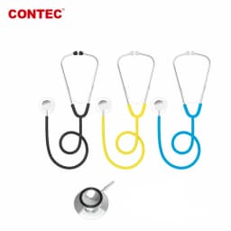 CONTEC SC21 Dual Head Acoustic Stethoscope DIagnostic Cardiology Heart Lung Sound New