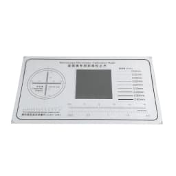 Microscope Micrometer Calibration Ruler Transparent Film PET Round-shaped Particle Diameter Measuring Tape Line Coordinate Shape