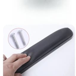1PC Universal Wheelchair Accessory Screw Pad Armrest Replacement Wheelchair Leather Sponge Waterproof Armrest Pad Accessory