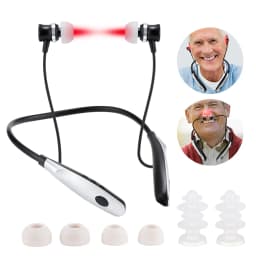 Neck Hanging Nasal Ear Canal Care Device 650nm Red Light Irradiation 3 Adjustable Modes Rechargeable Portable Home Use