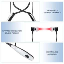 Neck Hanging Nasal Ear Canal Care Device 650nm Red Light Irradiation 3 Adjustable Modes Rechargeable Portable Home Use