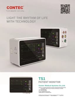 CONTEC TS1 Modular Patient Monitor 5 Para Touch Screen Plugin ECG NIBP SPO2 Portable Plugin Monitor