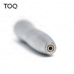 TOQ Dental Low Speed Handpiece Inner Water Spray Air Turbine Straight Handpiece, Autoclavable Stainless Steel Body Fit E-type
