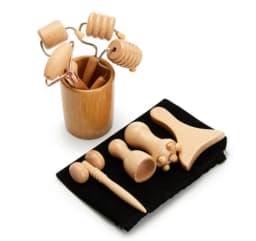 Wooden Face Massage Roller Facial Lifting Wrinkle Remover Face Anti-Cellulite Gua Sha Tool Facial Tissue Maderotherapy Roller
