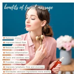 Wooden Face Massage Roller Facial Lifting Wrinkle Remover Face Anti-Cellulite Gua Sha Tool Facial Tissue Maderotherapy Roller