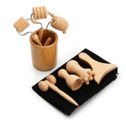 Wooden Face Massage Roller Facial Lifting Wrinkle Remover Face Anti-Cellulite Gua Sha Tool Facial Tissue Maderotherapy Roller