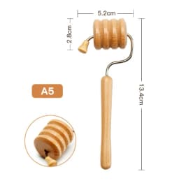 Wooden Face Massage Roller Facial Lifting Wrinkle Remover Face Anti-Cellulite Gua Sha Tool Facial Tissue Maderotherapy Roller