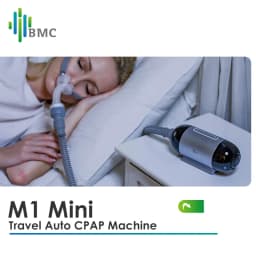 BMC Mini CPAP APAP Machine Portable With Respirator Accessories For Travel Home Sleeping Apnea Anti Snoring