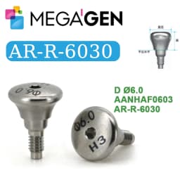 MegaGen AnyOne AO & AnyRidge AR Healing Abutment AO Straight Ti-Base Composite Abutment Dental Implant Prosthetic Components