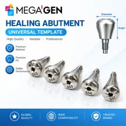 MegaGen AnyOne AO & AnyRidge AR Healing Abutment AO Straight Ti-Base Composite Abutment Dental Implant Prosthetic Components