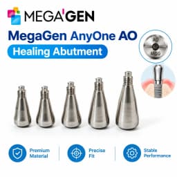 MegaGen AnyOne AO & AnyRidge AR Healing Abutment AO Straight Ti-Base Composite Abutment Dental Implant Prosthetic Components