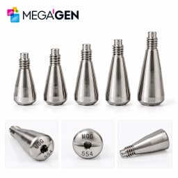 MegaGen AnyOne AO & AnyRidge AR Healing Abutment AO Straight Ti-Base Composite Abutment Dental Implant Prosthetic Components