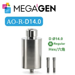 MegaGen AnyOne AO & AnyRidge AR Healing Abutment AO Straight Ti-Base Composite Abutment Dental Implant Prosthetic Components