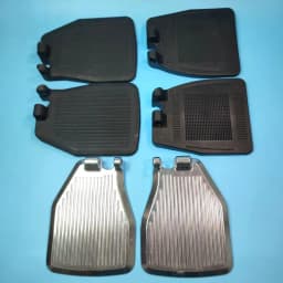 Wheelchair Accessories Pedal Thickened ABS Plastic Aluminum Alloy Footboard Gap Type A Pair Footrest