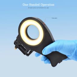 JUMTOP Dental Photography Ring Light, Adjustable Color Temperature and Brightness, Intraoral Filling Lamp