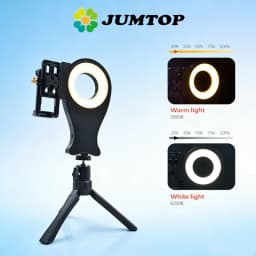 JUMTOP Dental Photography Ring Light, Adjustable Color Temperature and Brightness, Intraoral Filling Lamp