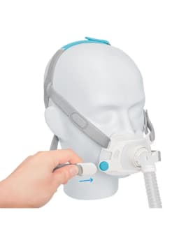 Mask AirFit F30 F40 Compatible Full Face CPAP Replacement Mask Sleep Apnea Anti Snoring Ventilator Accessory M L Size