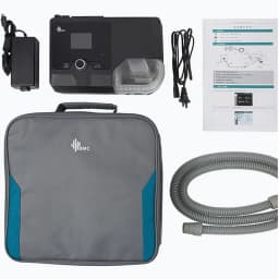 BMC G2S A20 Auto CPAP Machine Portable With Respirator Breathing Mask Tube Heated Humidifier Travel for Sleep Apnea Anit Snoring
