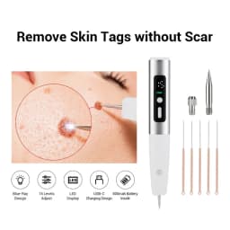 Skin Tag Remover Electric Laser Plasma Pen Black Dot Papilloma Wart Remover Dark Spot Mole Warts Eliminator Lcd Plasma Pen