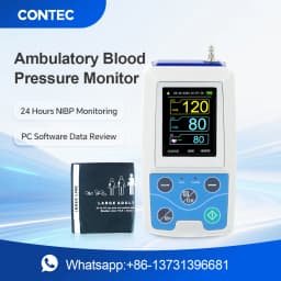 Arm Ambulatory Blood Pressure Monitor 24hours NIBP Holter CONTEC ABPM50+ Adult,Child ,Large ,3 Cuffs, Free PC Software