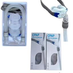 Original AirFit P10 CPAP Nasal Pillow Mask Complete Headrest Tube S/M/L Nasal Pillow for Sleep Apnea Snoring Prevention