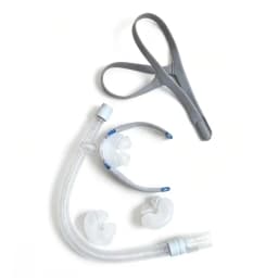 Original AirFit P10 CPAP Nasal Pillow Mask Complete Headrest Tube S/M/L Nasal Pillow for Sleep Apnea Snoring Prevention