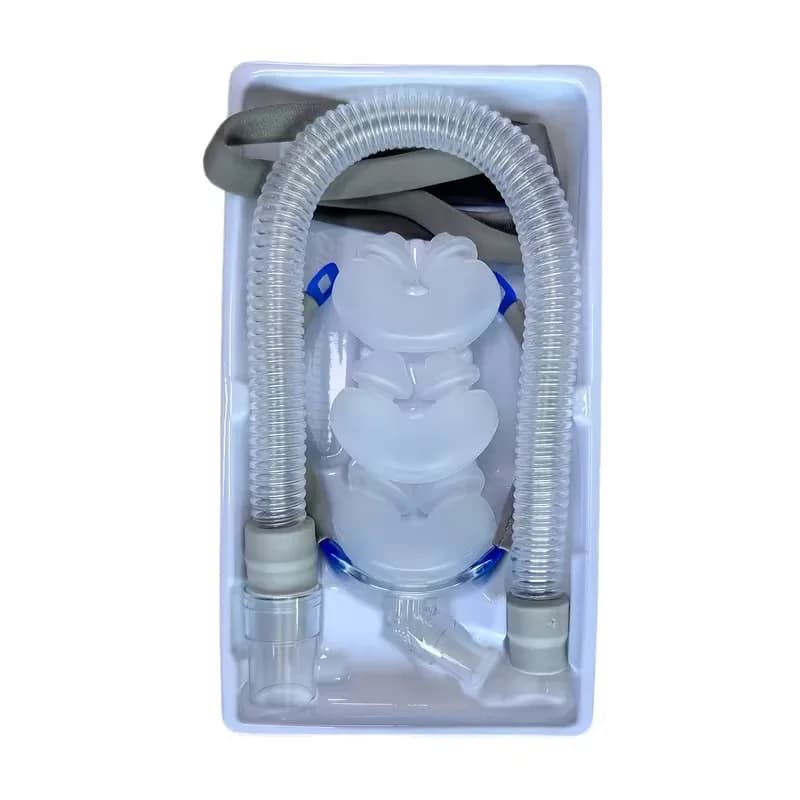 Original AirFit P10 CPAP Nasal Pillow Mask Complete Headrest Tube S/M/L Nasal Pillow for Sleep Apnea Snoring Prevention