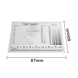 Gauge Point Gauge Transparent Film Stain Card Comparison Card Stain Crack Contrast PET Dot Line Surface Quality Inspection