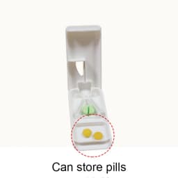 Drug Divider Cutter Tablet Cutter Cut Medicine Storage Box Convenient Pet Feeding Mini Portable Effortless Labor-saving