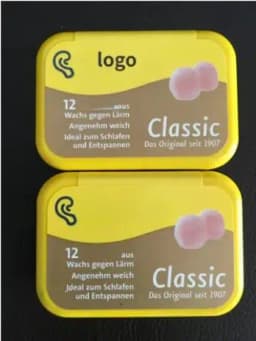 Original Wax Earplugs Classic Comfortable Anti-noise Wax Ear Plugs Traval Sleeping Noise Reduction Sleep Aid Tool
