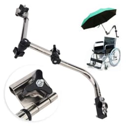 Walker Electromobile Wheelchair Umbrella Holder Clamp Supporter Connector Wheelchair Umbrel