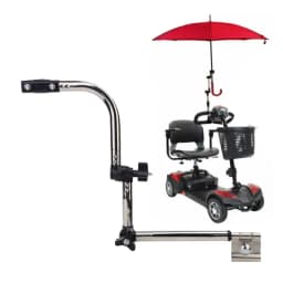 Walker Electromobile Wheelchair Umbrella Holder Clamp Supporter Connector Wheelchair Umbrel