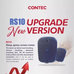 CONTEC Sleep Apnea Screening Monitor RS01/RS10 - Snoring Syndrome Home Care Device for Sleep Apnea Monitoring