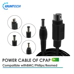 CPAP Machine Power Cord DC5521 For BMC ResMed Philips Travelling on Airplane Train Vehicle Vacation Holiday