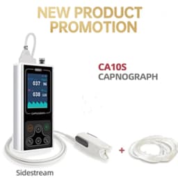 CONTEC Brand CA10S Capnograph ETCO2 Sidestream Patient Monitor CO2 SPO2 PR Respiratory Color