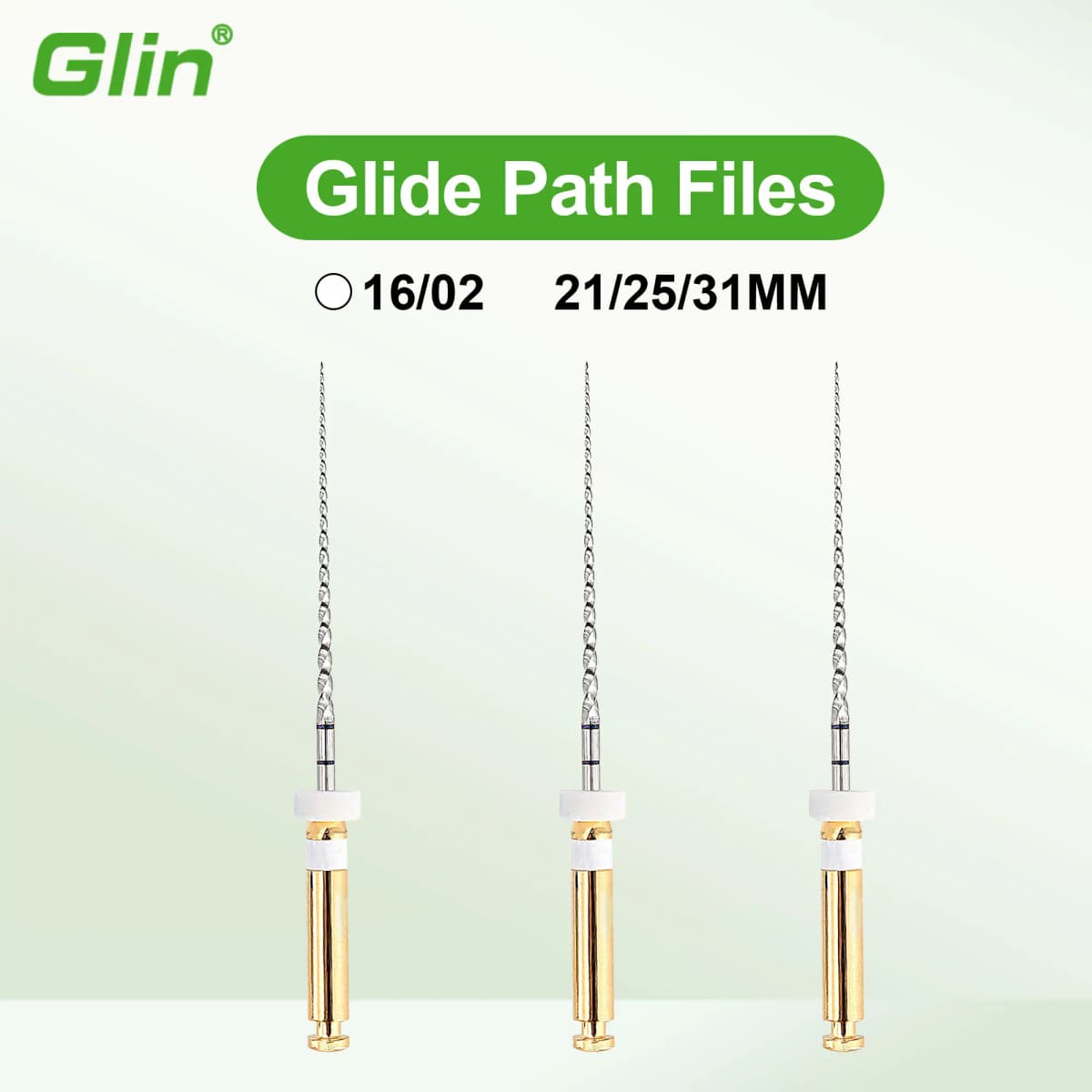 Glin Dental Glide Path Files Endodontics Files Glider 21/25mm Endo Rotary Files Dental Materials Dentistry