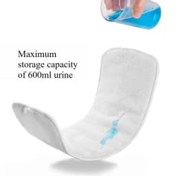 Washable Elderly Diaper Pads Three-layer Breathable Leak-proof Diapers Urine Incontinence Sanitary Cotton Pads Elderly Care Tool