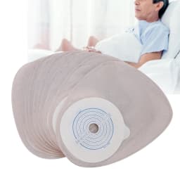 Integrated Ostomy Bags Pouch Stoma Collect Urine Closed Drainable Disposable Colorectal Pouch Paste Fistula Bag Foam Chassis