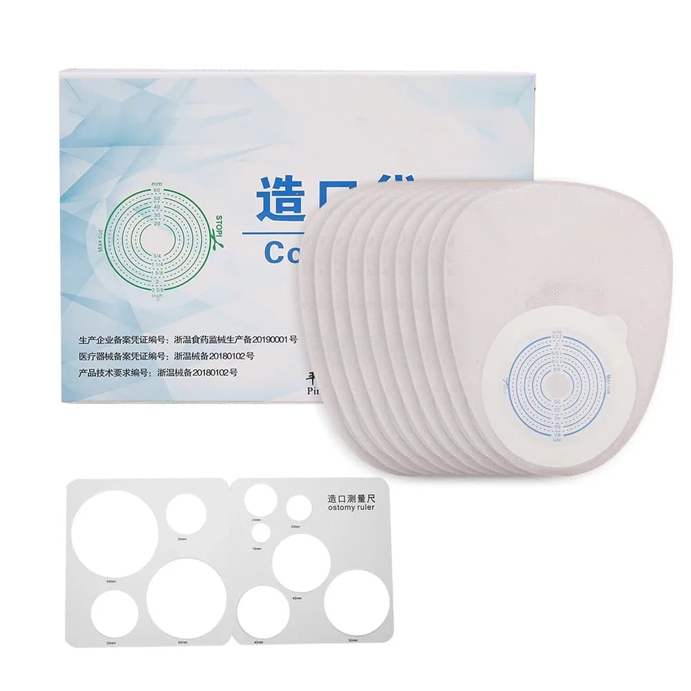 Integrated Ostomy Bags Pouch Stoma Collect Urine Closed Drainable Disposable Colorectal Pouch Paste Fistula Bag Foam Chassis