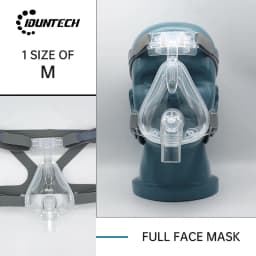 BMC CPAP Full Face Mask F1A F1B F4 F5A With Headgear Silicon Gel Cushions For Auto CPAP Sleep Apnea OSAHS OSAS Snoring People