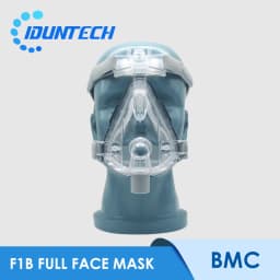 BMC CPAP Full Face Mask F1A F1B F4 F5A With Headgear Silicon Gel Cushions For Auto CPAP Sleep Apnea OSAHS OSAS Snoring People