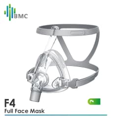 BMC CPAP Full Face Mask F1A F1B F4 F5A With Headgear Silicon Gel Cushions For Auto CPAP Sleep Apnea OSAHS OSAS Snoring People