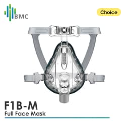 BMC CPAP Full Face Mask F1A F1B F4 F5A With Headgear Silicon Gel Cushions For Auto CPAP Sleep Apnea OSAHS OSAS Snoring People