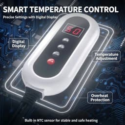 far infrared heat therapy set shoulder neck waist knee leg smart temp control heating sweat inducing massage beauty salon style