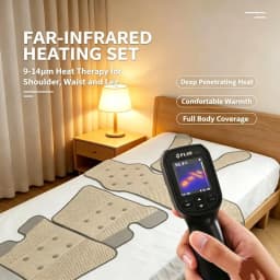 far infrared heat therapy set shoulder neck waist knee leg smart temp control heating sweat inducing massage beauty salon style